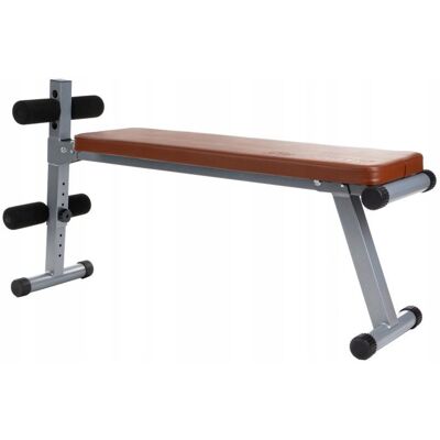 ScSPORTS Multifunkčná lavica, ekokoža, hnedá, 120 kg ScSPORTS Multifunkčná lavica, ekokoža, hnedá, 120 kg