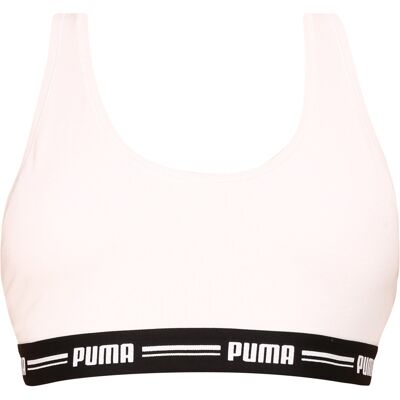Dámska športová podprsenka Puma bielá (604022001 300) L Dámska športová podprsenka Puma bielá (604022001 300) L