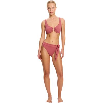 Menštruačné plavky Modibodi Molokai Hi-Waist Tie Bottom High Absorbency Mauve spodný diel (MPMMHWTBHAM) XS Menštruačné plavky Modibodi Molokai Hi-Waist Tie Bottom High Absorbency Mauve spodný diel (MPMMHWTBHAM) XS