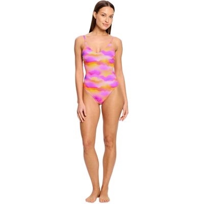 Menštruačné plavky Modibodi Sunset V Neck One Piece Light Hazy Pink (MPMSVNOPLHP) S Menštruačné plavky Modibodi Sunset V Neck One Piece Light Hazy Pink (MPMSVNOPLHP) S