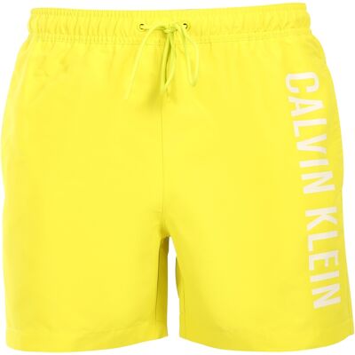 Pánske plavky Calvin Klein žlté (KM0KM01092-LRF) L Pánske plavky Calvin Klein žlté (KM0KM01092-LRF) L