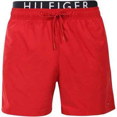 Pánske plavky Tommy Hilfiger červené (UM0UM03489 XLD) XXL Pánske plavky Tommy Hilfiger červené (UM0UM03489 XLD) XXL