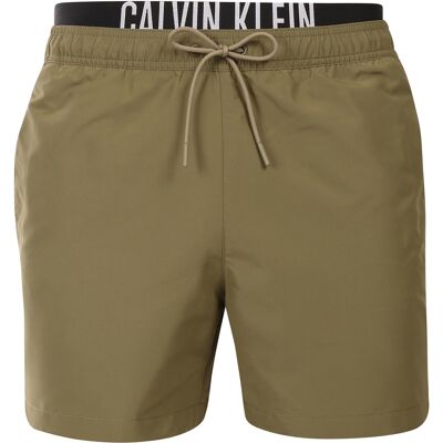 Pánske plavky Calvin Klein zelené (KM0KM01093-LB6) M Pánske plavky Calvin Klein zelené (KM0KM01093-LB6) M