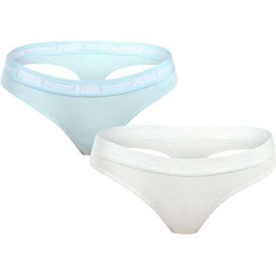 2PACK dámske tangá Puma viacfarebné (603034001 024) XL 2PACK dámske tangá Puma viacfarebné (603034001 024) XL