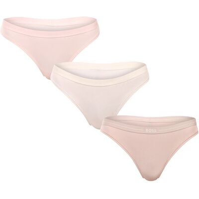3PACK dámske tangá BOSS viacfarebné (50510030 965) S 3PACK dámske tangá BOSS viacfarebné (50510030 965) S