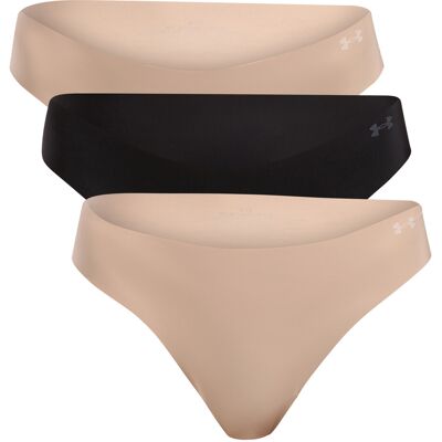 3PACK dámske tangá Under Armour viacfarebné (1383893 011) L 3PACK dámske tangá Under Armour viacfarebné (1383893 011) L