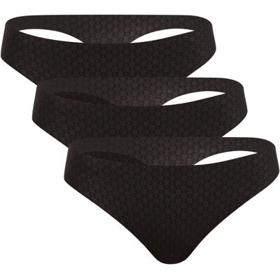 3PACK dámske tangá Under Armour čierne (1390412 001) XL 3PACK dámske tangá Under Armour čierne (1390412 001) XL