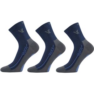 3PACK ponožky VoXX tmavo modré (Barefootan-darkblue) M 3PACK ponožky VoXX tmavo modré (Barefootan-darkblue) M