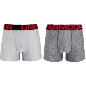 2PACK pánske boxerky Under Armour nadrozmer sivé (1363618 011) 5XL, trenky 2PACK pánske boxerky Under Armour nadrozmer sivé (1363618 011) 5XL, trenky
