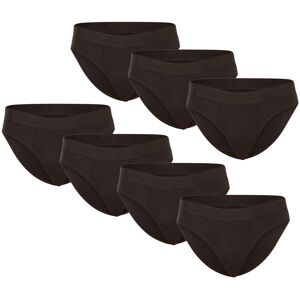 7PACK pánske slipy Nedeto čierne (7NDTS001) XXL 7PACK pánske slipy Nedeto čierne (7NDTS001) XXL