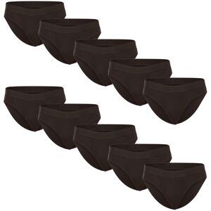10PACK pánske slipy Nedeto čierne (10NDTS001) XXL 10PACK pánske slipy Nedeto čierne (10NDTS001) XXL