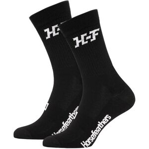 Ponožky Horsefeathers Jam vysoké funkčné čierne (AW150A) S Ponožky Horsefeathers Jam vysoké funkčné čierne (AW150A) S