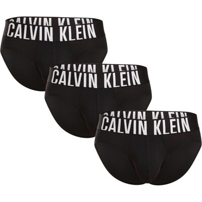 3PACK pánske slipy Calvin Klein čierné (NB3607A-UB1) M 3PACK pánske slipy Calvin Klein čierné (NB3607A-UB1) M