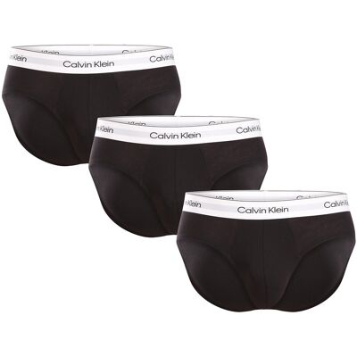 3PACK pánske slipy Calvin Klein čierné (NB3962A-UB1) M 3PACK pánske slipy Calvin Klein čierné (NB3962A-UB1) M