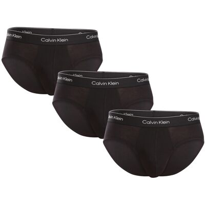 3PACK pánske slipy Calvin Klein čierné (NB3962A-TM6) M 3PACK pánske slipy Calvin Klein čierné (NB3962A-TM6) M