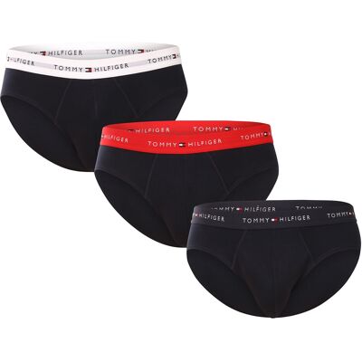 3PACK pánske slipy Tommy Hilfiger čierné (UM0UM03471 05M) M 3PACK pánske slipy Tommy Hilfiger čierné (UM0UM03471 05M) M