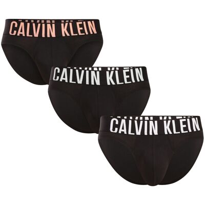 3PACK pánske slipy Calvin Klein čierné (NB3607A-VVN) M 3PACK pánske slipy Calvin Klein čierné (NB3607A-VVN) M