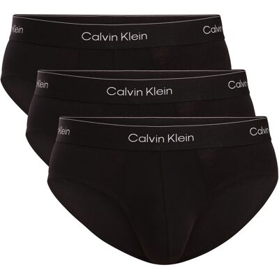 3PACK pánske slipy Calvin Klein čierné (NB4388-TM6) M 3PACK pánske slipy Calvin Klein čierné (NB4388-TM6) M