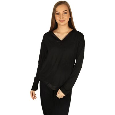 Dámske tričko na spanie Calvin Klein čierna (QS6528E-UB1) S Dámske tričko na spanie Calvin Klein čierna (QS6528E-UB1) S