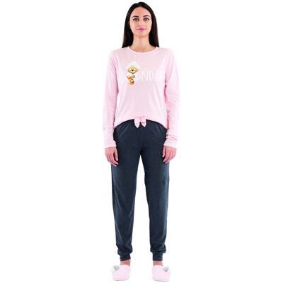 Dámske pyžamo Sorbetto Emilia viacfarebné (Emilia-pink) L Dámske pyžamo Sorbetto Emilia viacfarebné (Emilia-pink) L
