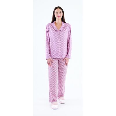 Dámske pyžamo Sorbetto Sissy ružové (Sissy-pink) L Dámske pyžamo Sorbetto Sissy ružové (Sissy-pink) L