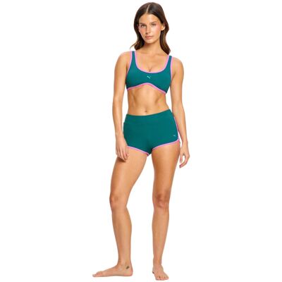 Menštruačné plavky Puma & Modibodi Short Super Emerald Ice spodný diel (MPPMSSEI) S Menštruačné plavky Puma & Modibodi Short Super Emerald Ice spodný diel (MPPMSSEI) S