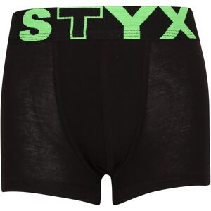 Detské boxerky Styx športová guma čierne (GJ962) 6-8 let, trenky Detské boxerky Styx športová guma čierne (GJ962) 6-8 let, trenky