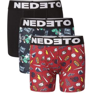 3PACK detské boxerky Nedeto viacfarebné (3NBDV1) 6-8 let, trenky 3PACK detské boxerky Nedeto viacfarebné (3NBDV1) 6-8 let, trenky