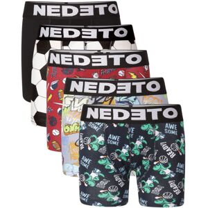 5PACK detské boxerky Nedeto viacfarebné (5NBDV1) 6-8 let, trenky 5PACK detské boxerky Nedeto viacfarebné (5NBDV1) 6-8 let, trenky