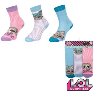 Trenýrkárna 3PACK detské ponožky LOL viacfarebné (38766/blue) 27/30 Trenýrkárna 3PACK detské ponožky LOL viacfarebné (38766/blue) 27/30