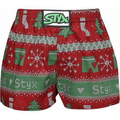 Detské trenky Styx art klasická guma Vianoce pletené (J1658) 9-11 let, trenírky Detské trenky Styx art klasická guma Vianoce pletené (J1658) 9-11 let, trenírky