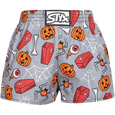 Detské trenky Styx art klasická guma Halloween rakvy (J1752) 9-11 let, trenírky Detské trenky Styx art klasická guma Halloween rakvy (J1752) 9-11 let, trenírky