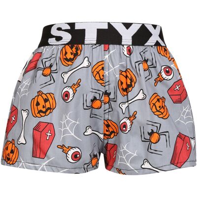 Detské trenky Styx art športová guma Halloween rakvy (BJ1752) 6-8 let, trenírky Detské trenky Styx art športová guma Halloween rakvy (BJ1752) 6-8 let, trenírky