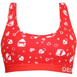 Veselá dámska podprsenka Dedoles Ľúbostné listy (D-W-UN-B-C-C-1319) XL Veselá dámska podprsenka Dedoles Ľúbostné listy (D-W-UN-B-C-C-1319) XL