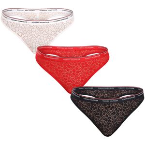 3PACK dámske tangá Tommy Hilfiger nadrozmer viacfarebná (UW0UW04896 0X0) XL 3PACK dámske tangá Tommy Hilfiger nadrozmer viacfarebná (UW0UW04896 0X0) XL