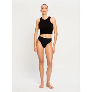 Menštruačné tangá Modibodi Modicomfort Seamless Hi Waist Thong Light Black (MTMMSHWTLB) L Menštruačné tangá Modibodi Modicomfort Seamless Hi Waist Thong Light Black (MTMMSHWTLB) L