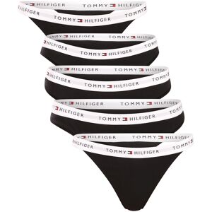 5PACK dámske nohavičky a tangá Tommy Hilfiger čierne (UW0UW06579 0R9) M 5PACK dámske nohavičky a tangá Tommy Hilfiger čierne (UW0UW06579 0R9) M