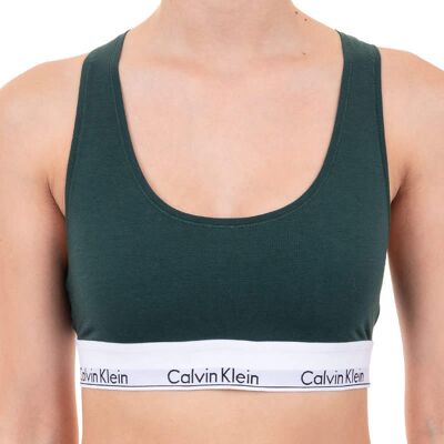 Dámska podprsenka Calvin Klein tmavo zelená (F3785E-CP2) S Dámska podprsenka Calvin Klein tmavo zelená (F3785E-CP2) S
