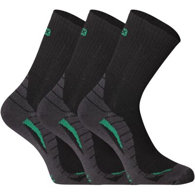 3PACK ponožky VoXX čierne (Trim) S 3PACK ponožky VoXX čierne (Trim) S