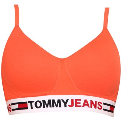 Dámska podprsenka Tommy Hilfiger vystužená oranžová (UW0UW03499 XMV) S Dámska podprsenka Tommy Hilfiger vystužená oranžová (UW0UW03499 XMV) S