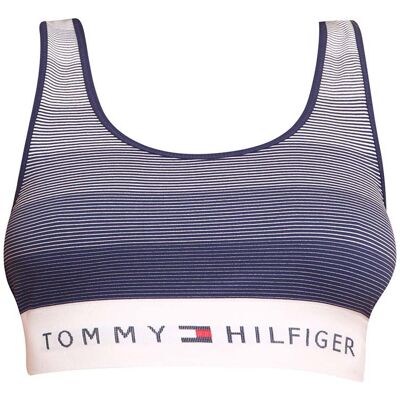 Dámska podprsenka Tommy Hilfiger modrá (UW0UW03572 0BC) S Dámska podprsenka Tommy Hilfiger modrá (UW0UW03572 0BC) S