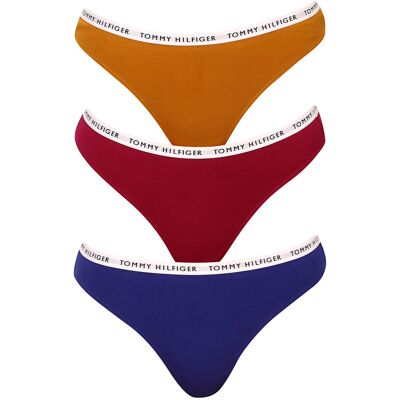 3PACK dámske tangá Tommy Hilfiger viacfarebná (UW0UW02829 0XH) XL 3PACK dámske tangá Tommy Hilfiger viacfarebná (UW0UW02829 0XH) XL