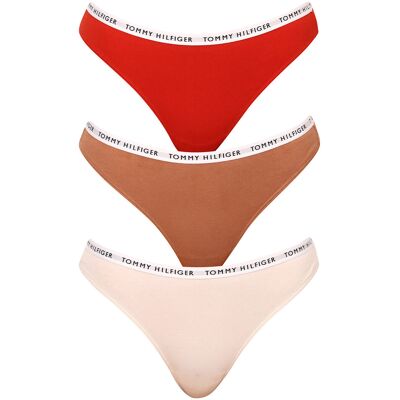 3PACK dámske tangá Tommy Hilfiger viacfarebná (UW0UW02829 0R2) XL 3PACK dámske tangá Tommy Hilfiger viacfarebná (UW0UW02829 0R2) XL