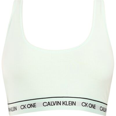 Calvin Klein Dámska podprsenka CK ONE zelená (QF5939E-L2Y) S Calvin Klein Dámska podprsenka CK ONE zelená (QF5939E-L2Y) S