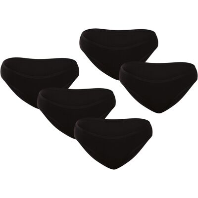 5PACK dámske nohavičky Nedeto čierne (5NDTK001) S 5PACK dámske nohavičky Nedeto čierne (5NDTK001) S