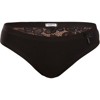 Dámske tangá Lovelygirl čierna (5715-black) M Dámske tangá Lovelygirl čierna (5715-black) M