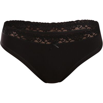 Dámske tangá Lovelygirl čierna (8307-black) S Dámske tangá Lovelygirl čierna (8307-black) S