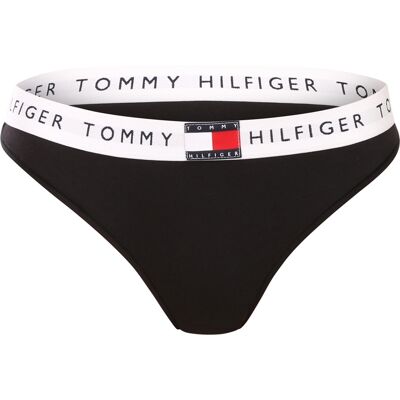 Dámska tangá Tommy Hilfiger čierna (UW0UW06039 BDS) XS Dámska tangá Tommy Hilfiger čierna (UW0UW06039 BDS) XS
