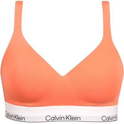 Dámska podprsenka Calvin Klein oranžová (QF8500-YTS) S Dámska podprsenka Calvin Klein oranžová (QF8500-YTS) S