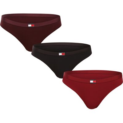 3PACK dámske tangá Tommy Hilfiger viacfarebná (UW0UW06139 0W6) XL 3PACK dámske tangá Tommy Hilfiger viacfarebná (UW0UW06139 0W6) XL